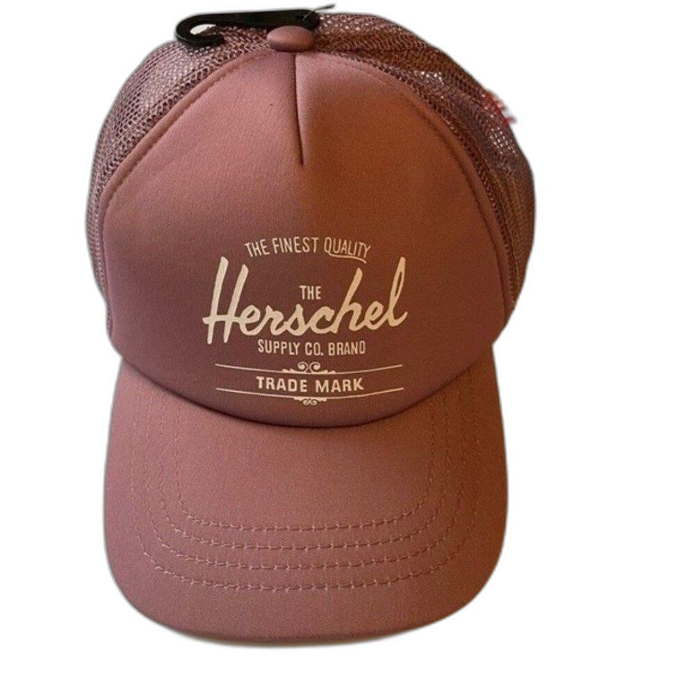 Herschel Supply Co. Size 6-18M Baby Whaler Mesh Snapback Cap in Rose/White